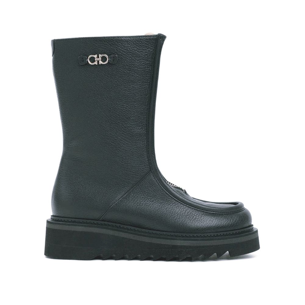 Bottines Eurialo en cuir noires