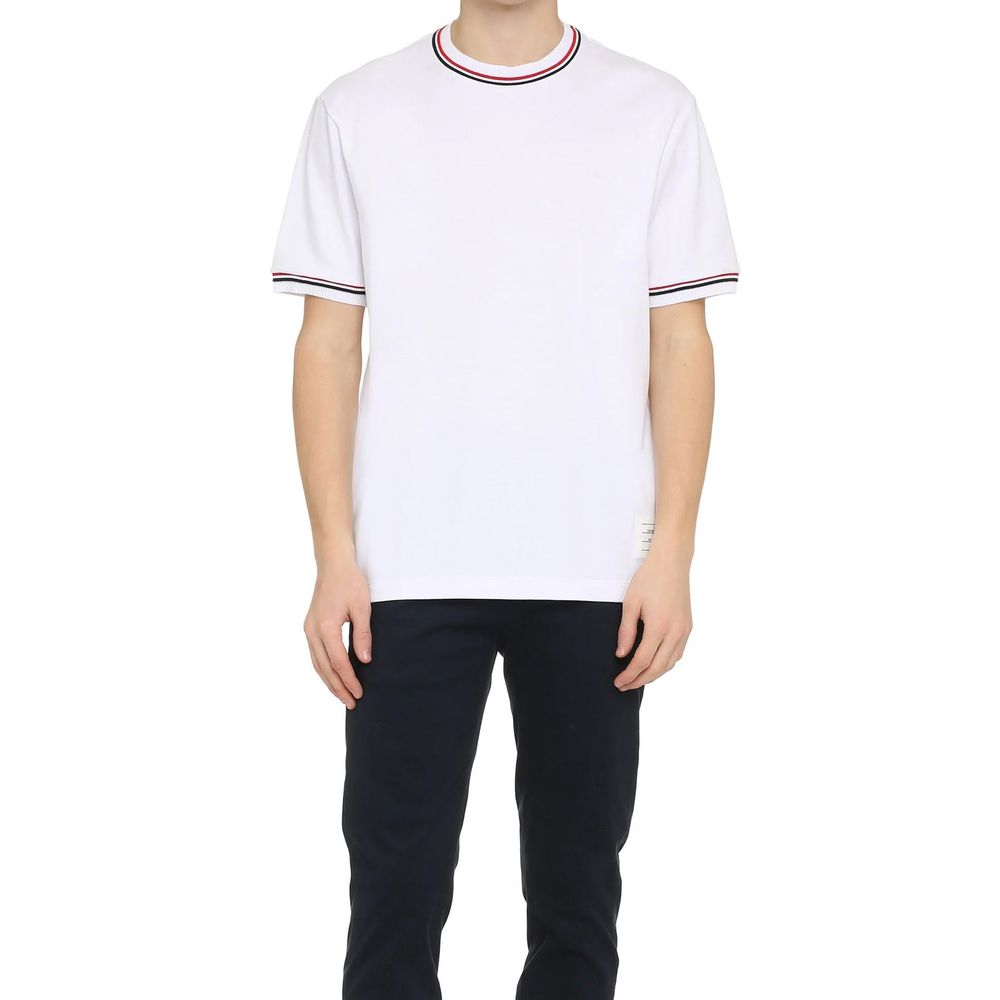 T-shirt en coton italien hommes noir
