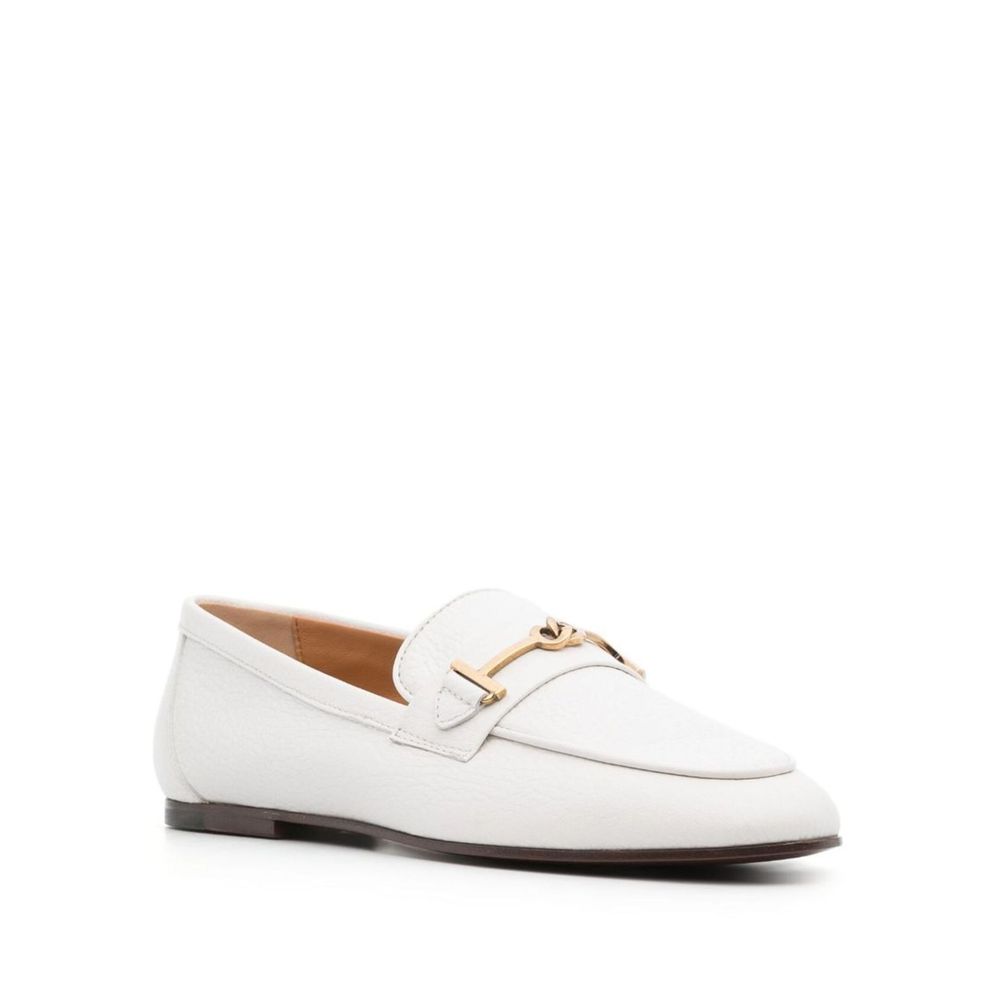 Loafers Femme Cuir Italienne Taupe