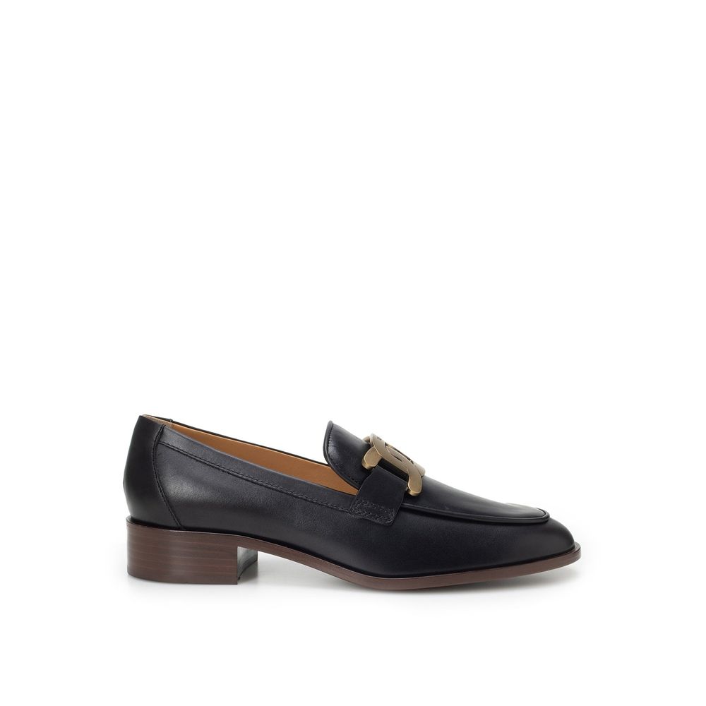 Loafers en cuir italiennes blanches