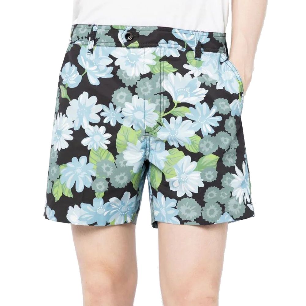 Shorts en fleurs Made in Italy hommes