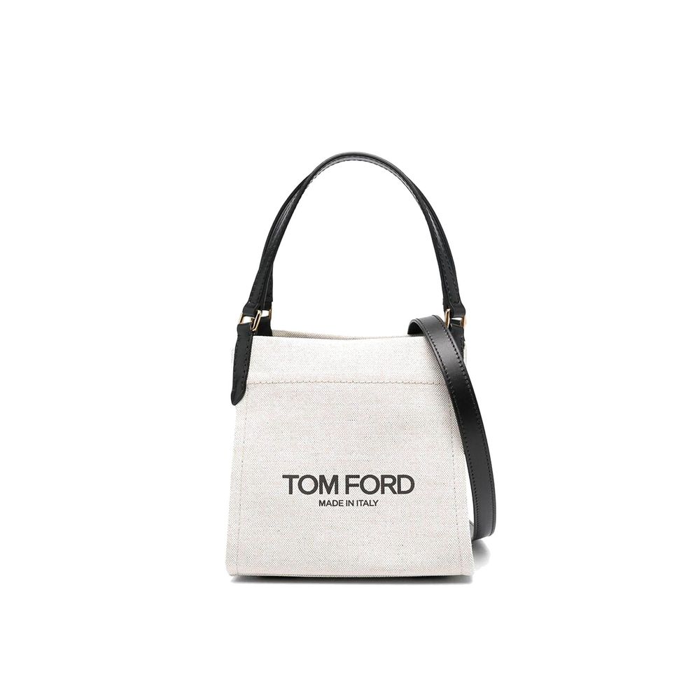 Tote bag Tom Ford Medium Amalfi blanc