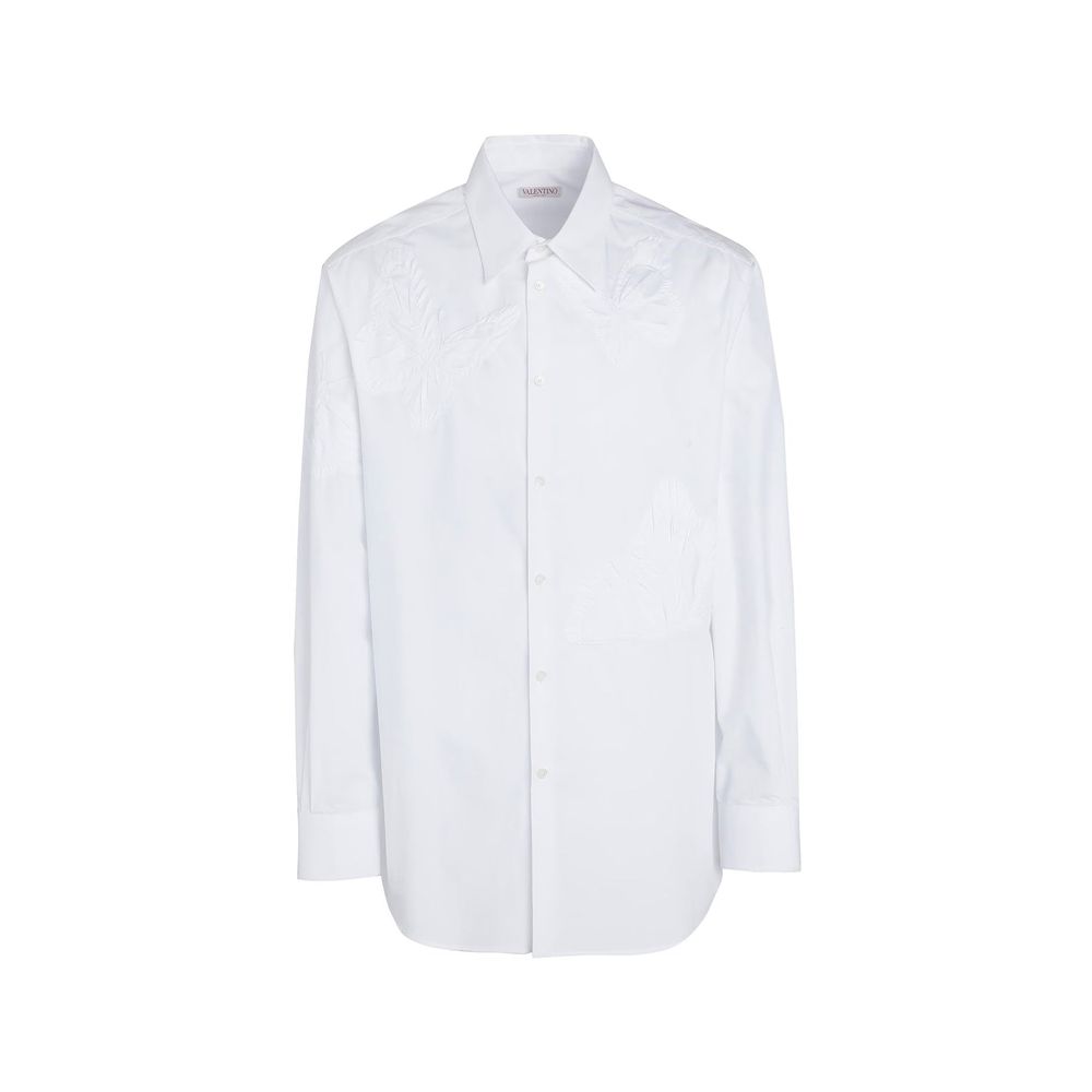 Chemise italienne homme à manches longues blanches
