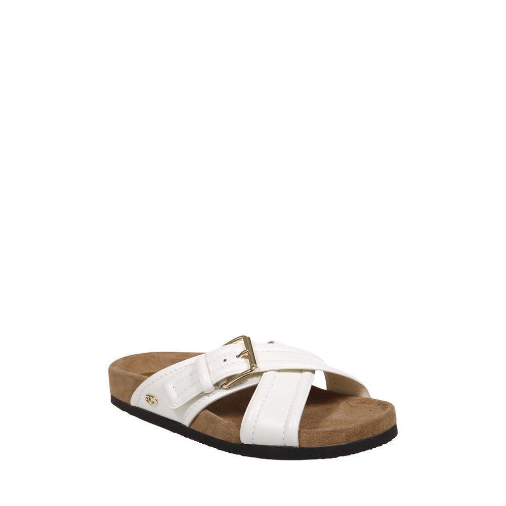 Sandales en cuir italiennes beiges