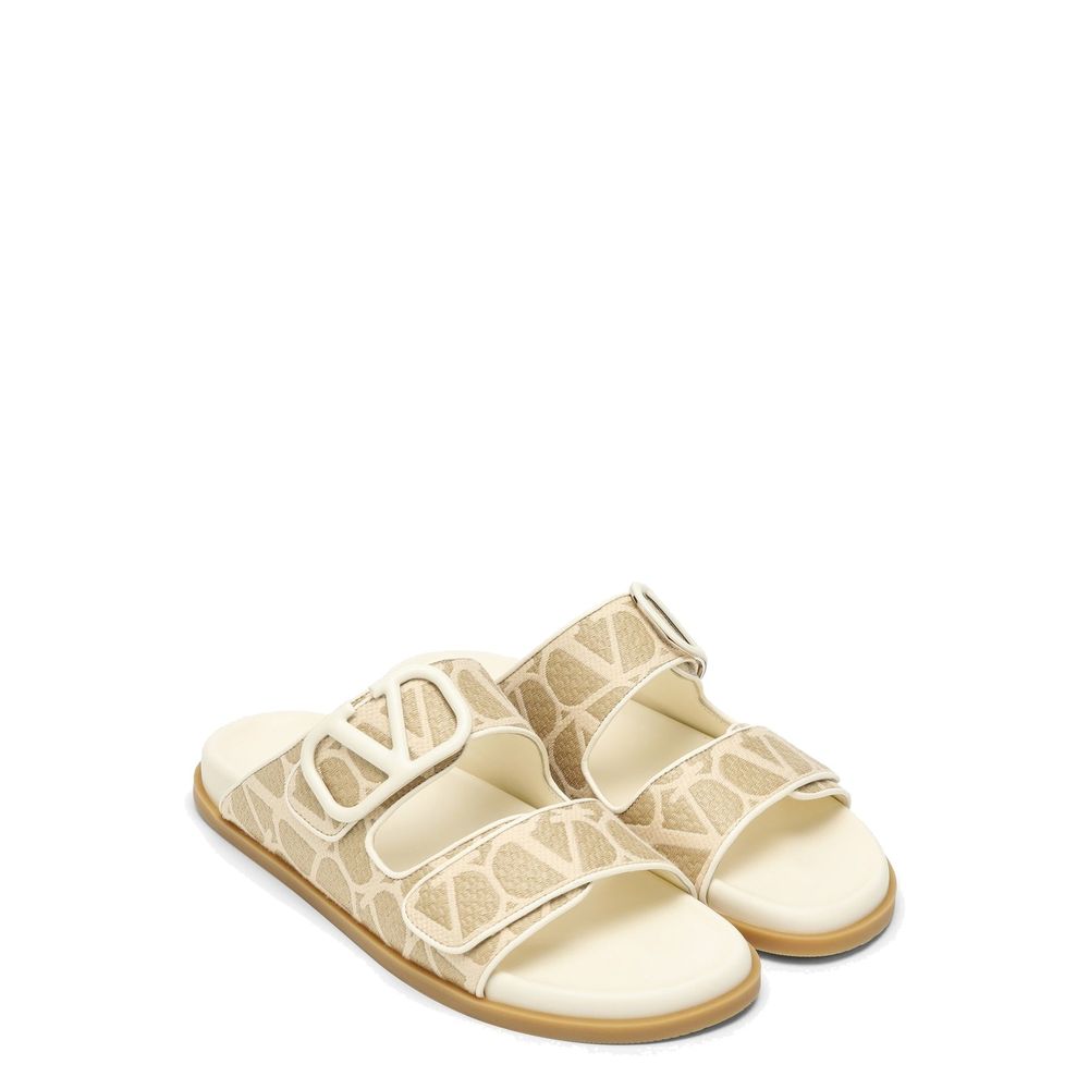 Sandales Toile Iconographe multicolores