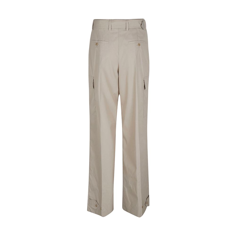 Pantalons haute taille Made in Italy gris