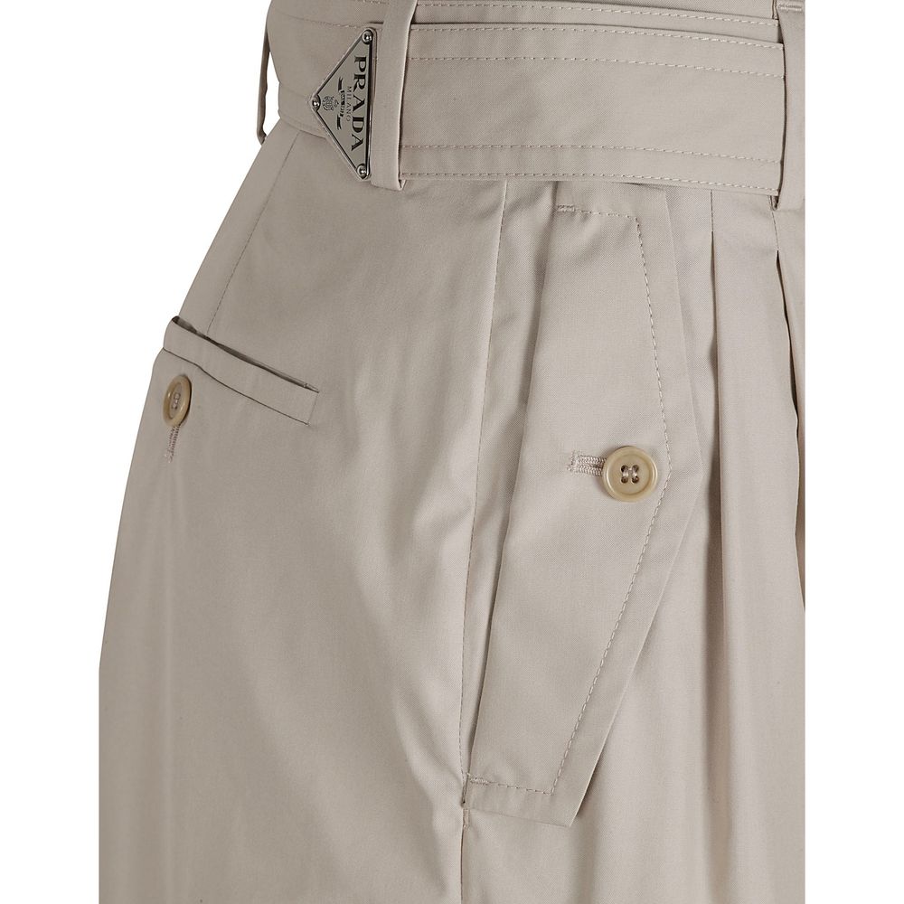 Pantalons haute taille Made in Italy gris