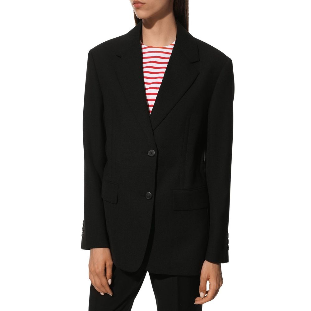Veste en laine 100% Fleece noire