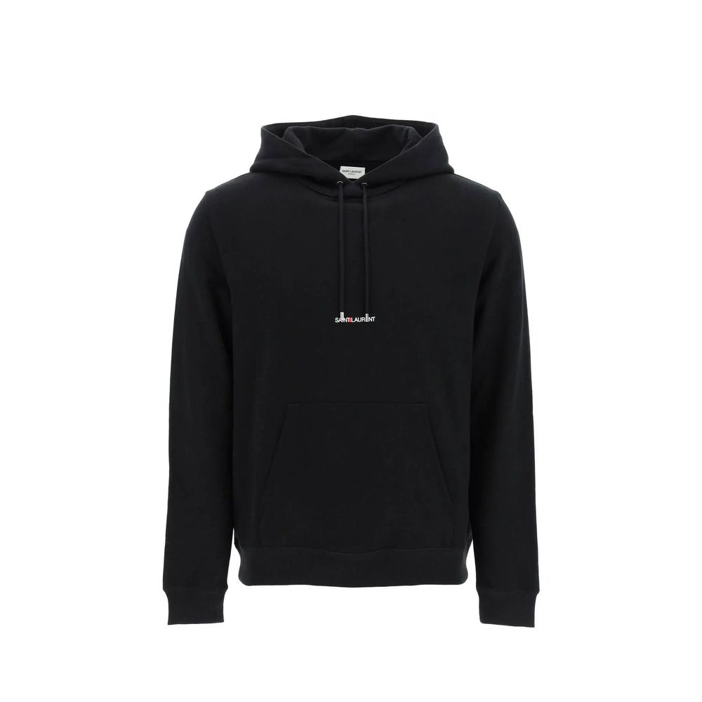 Sweat à capuche Saint Laurent noir