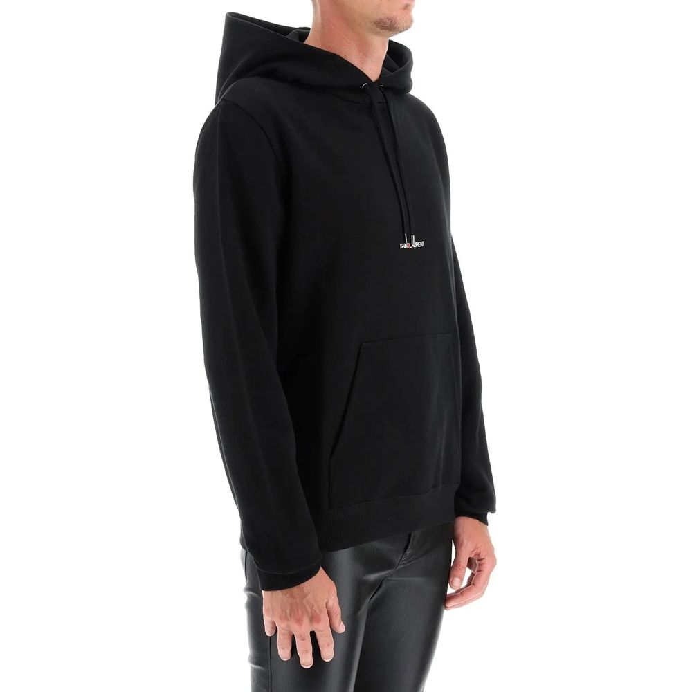 Sweat à capuche Saint Laurent noir