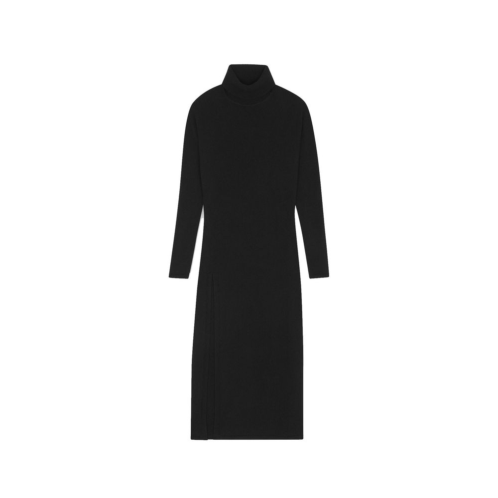 Robe Saint Laurent en cachemire noire
