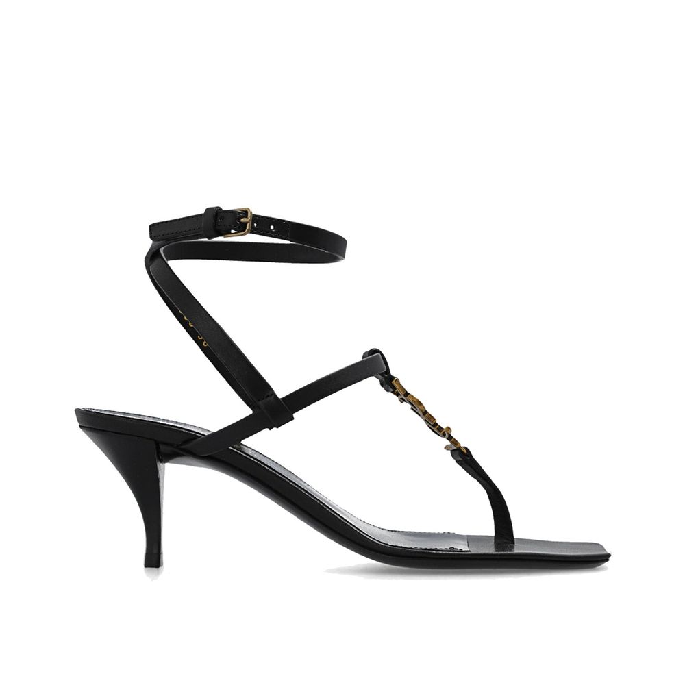 Sandales Saint Laurent Cassandra noires