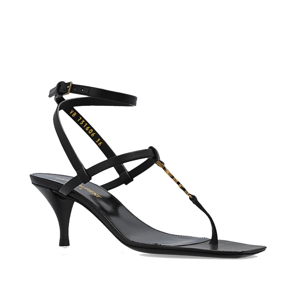 Sandales Saint Laurent Cassandra noires