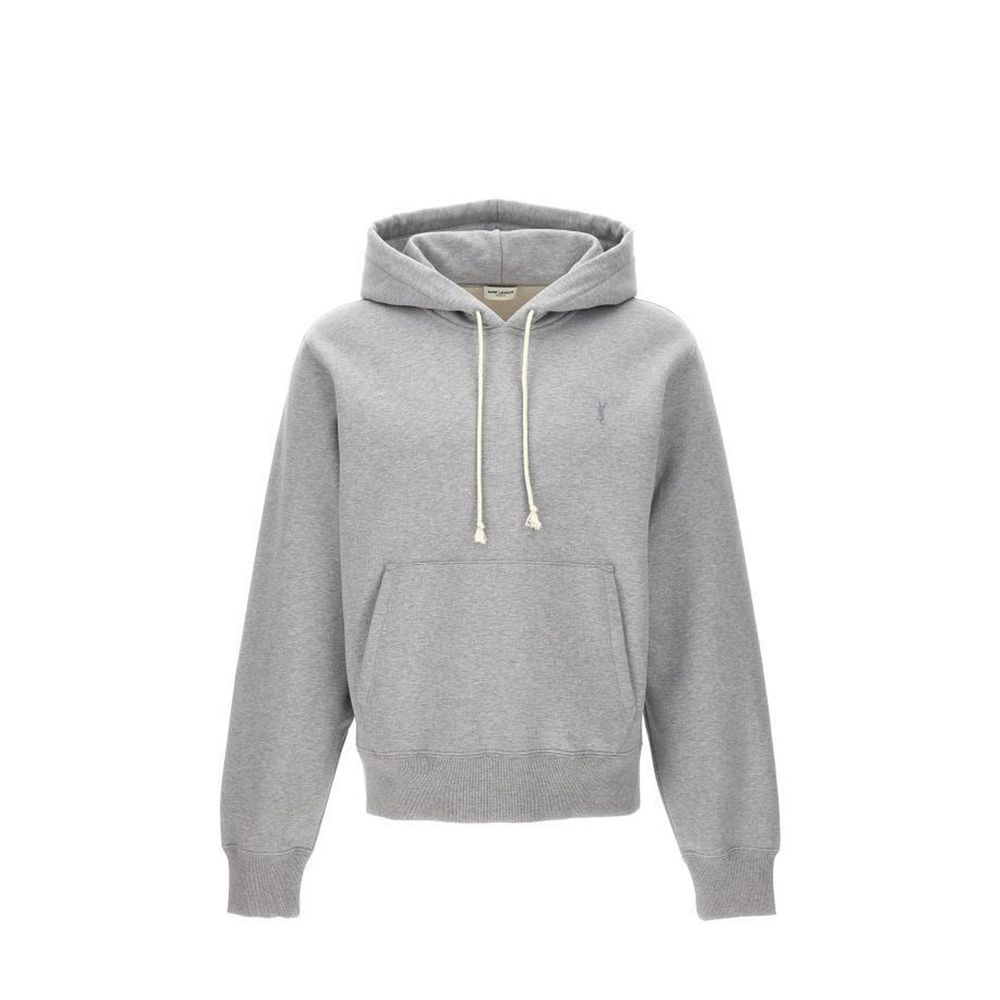 Sweat à capuche Saint Laurent gris