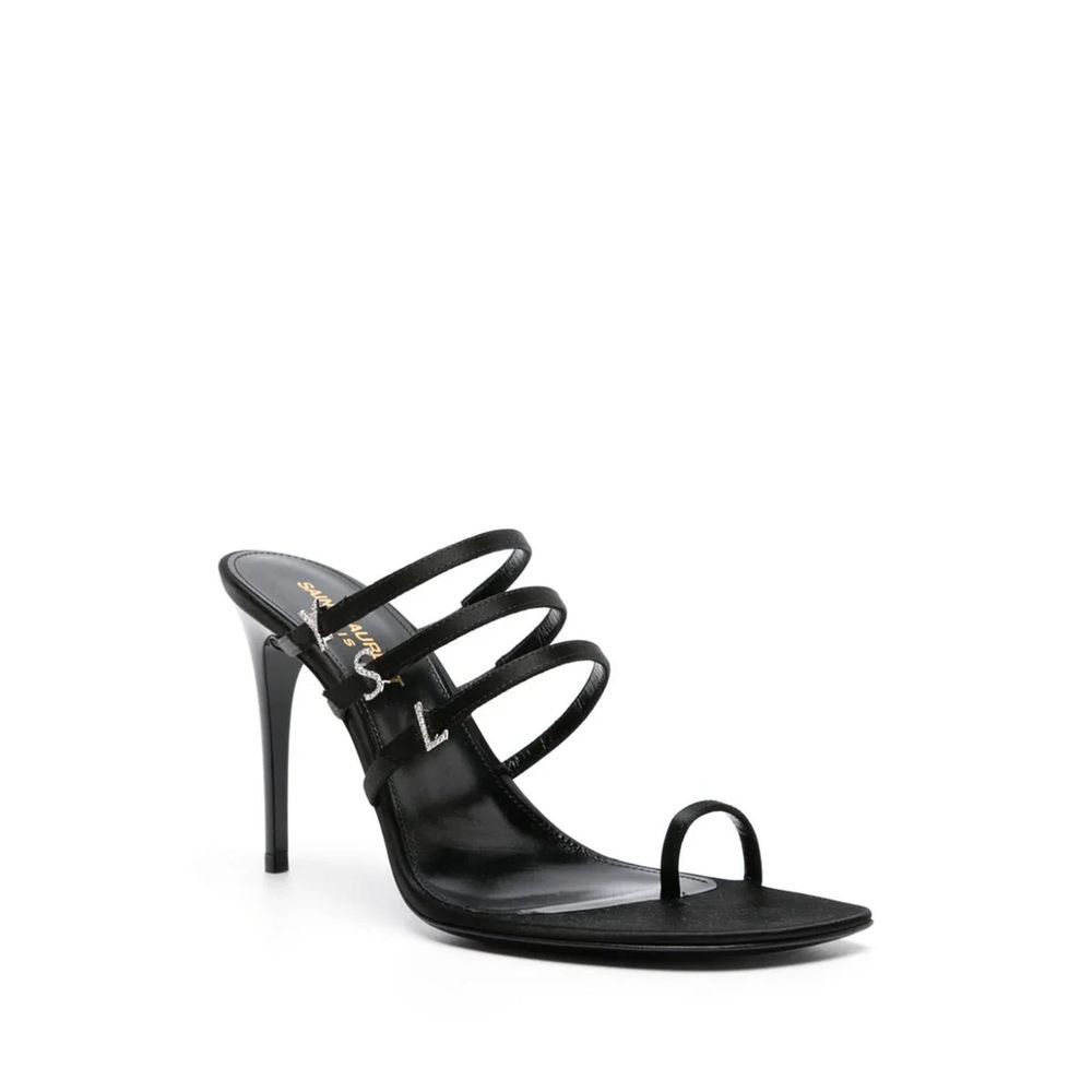 Sandales Saint Laurent Jerry 95 noires
