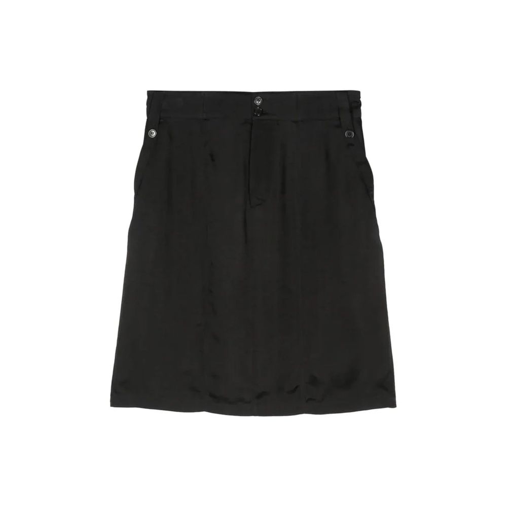 Jupe Saint Laurent Mini satinée noire