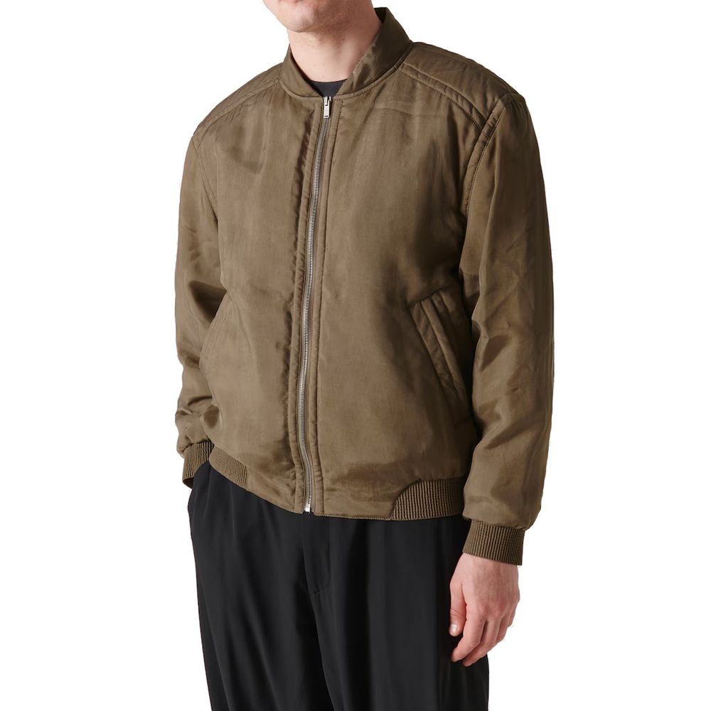 Bomber Saint Laurent Teddy vert