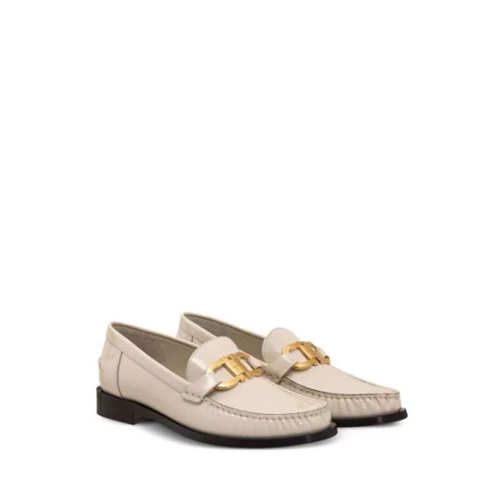 Loafers Maryan en cuir noirs