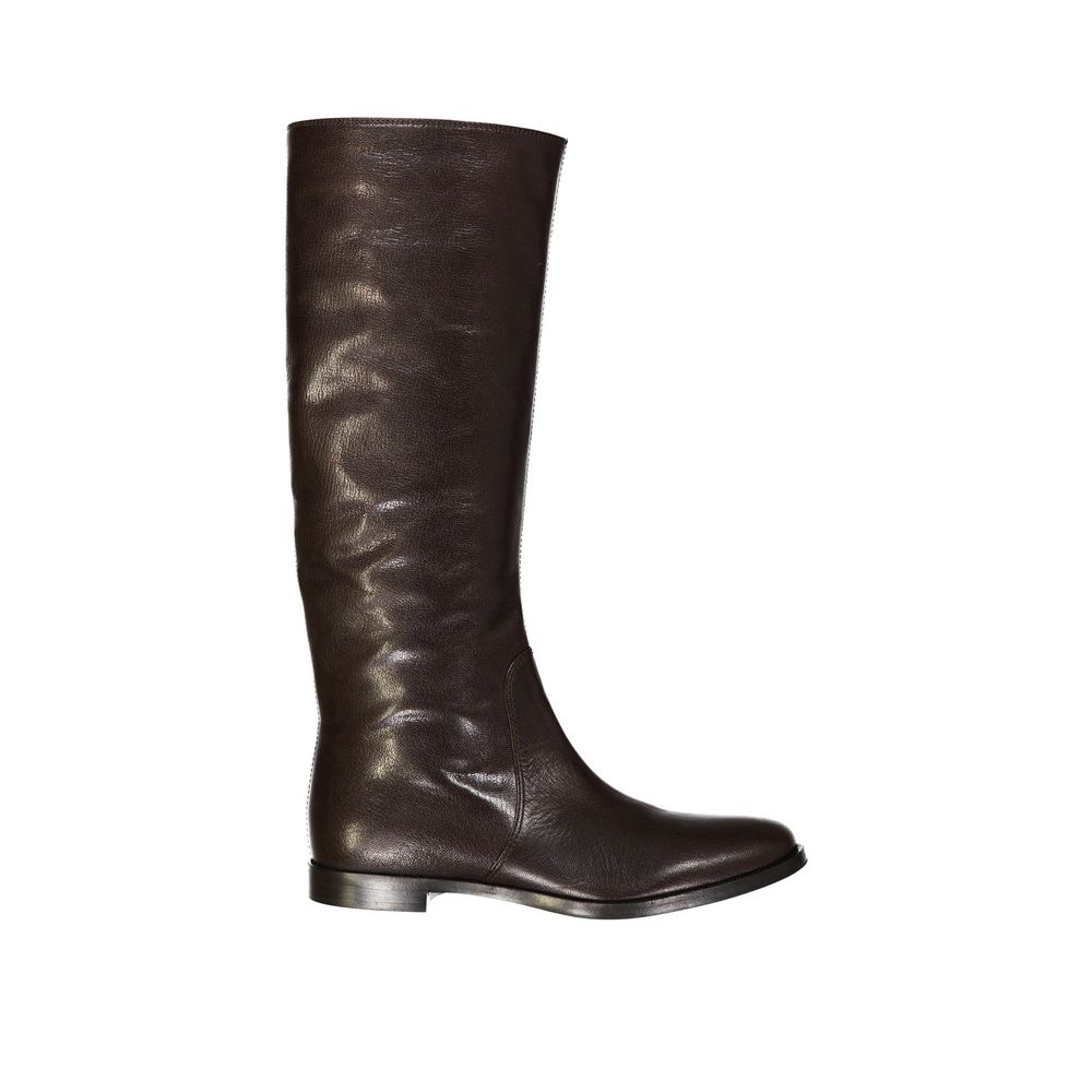Bottines en cuir italiennes noires