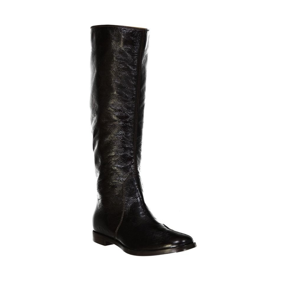 Bottines en cuir italiennes noires