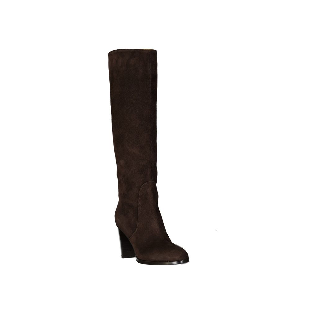Bottines en cuir italiennes beiges