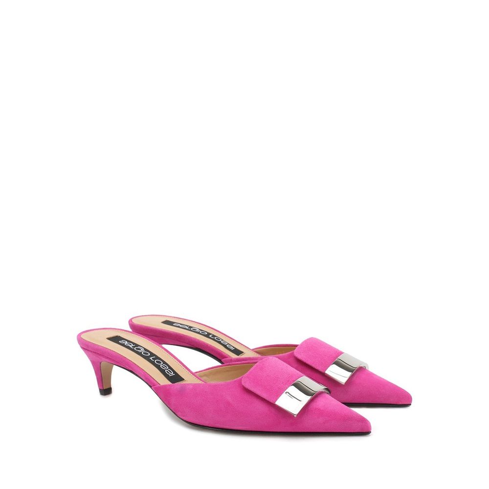 Mules Sergio Rossi en cuir noires