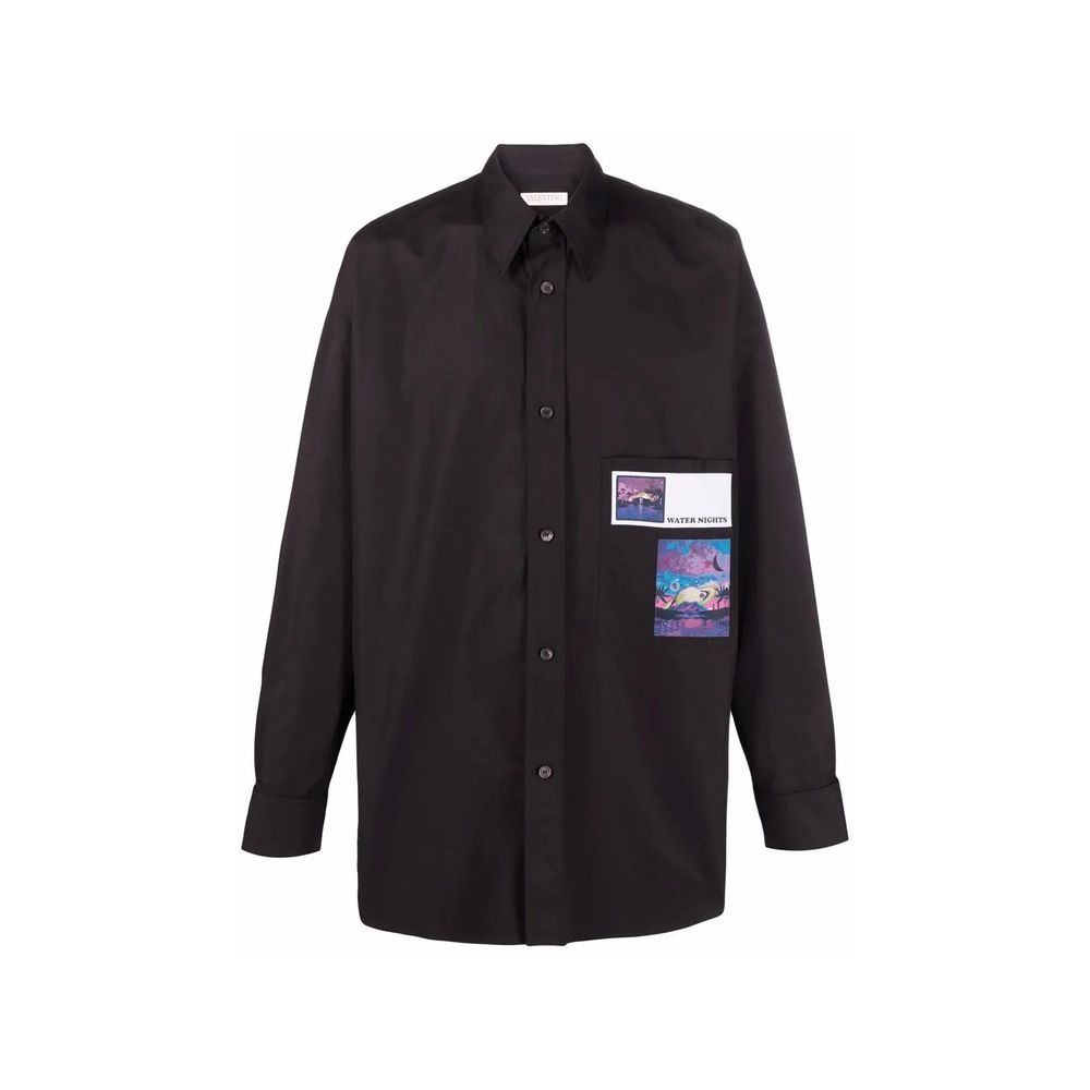 Chemise Garavani Water Nights bleue