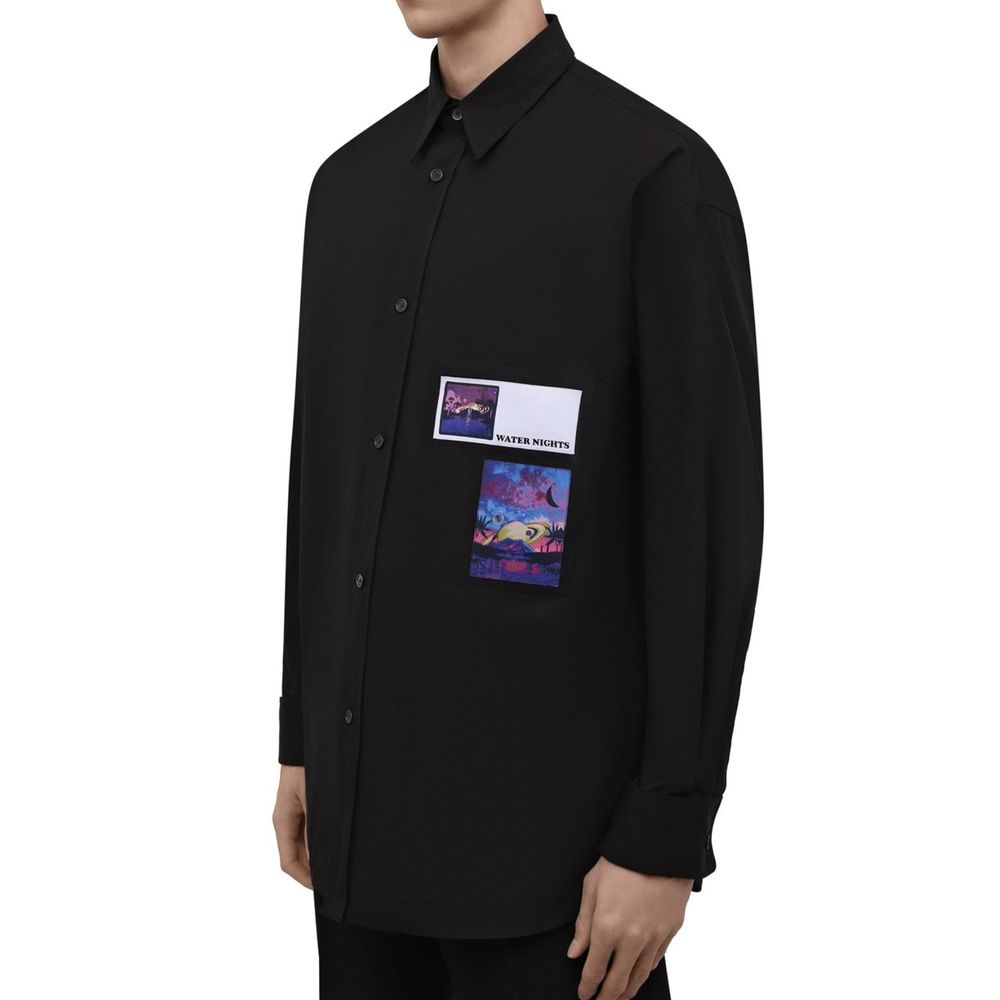 Chemise Garavani Water Nights bleue