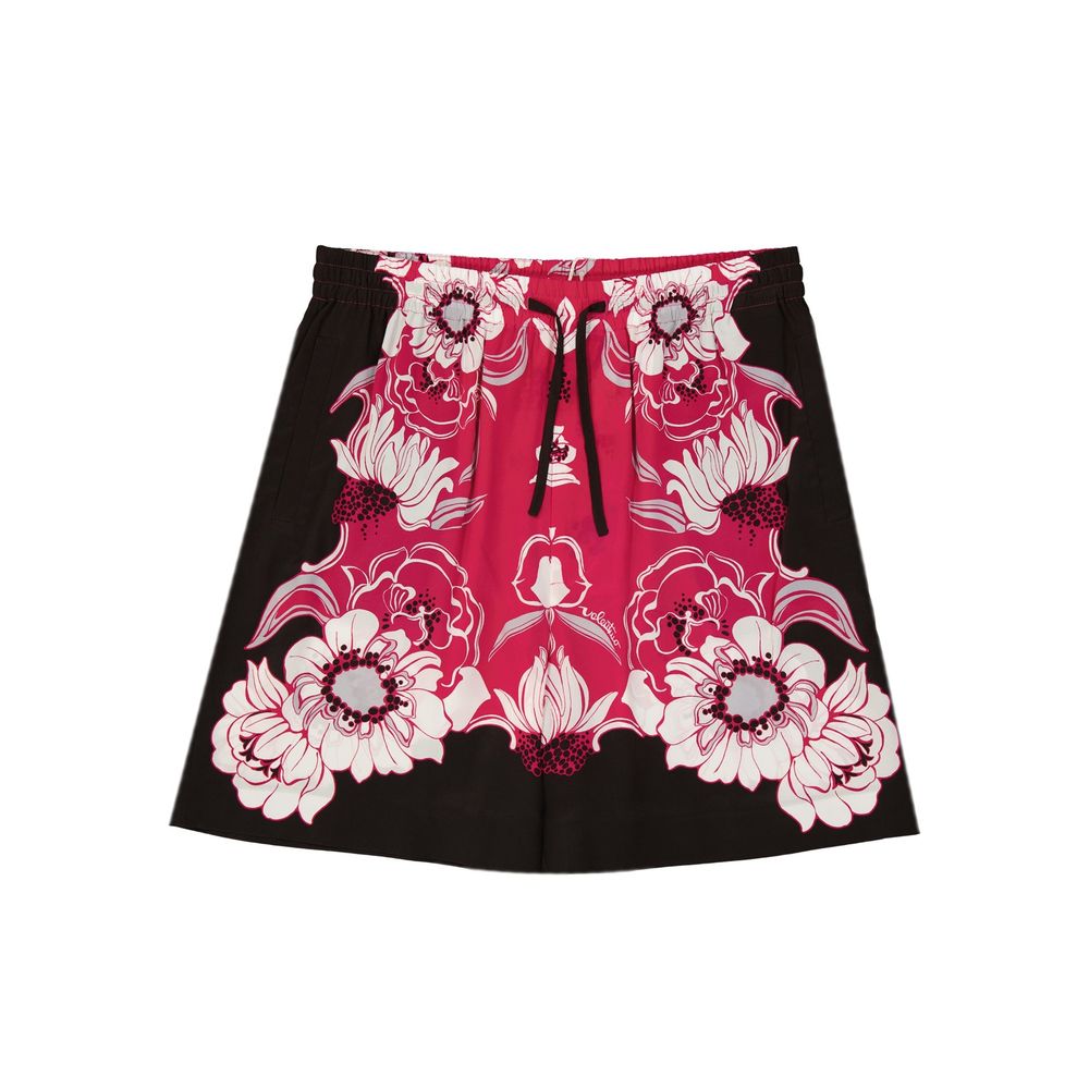 Shorts en soie fabriqués en Italie noirs