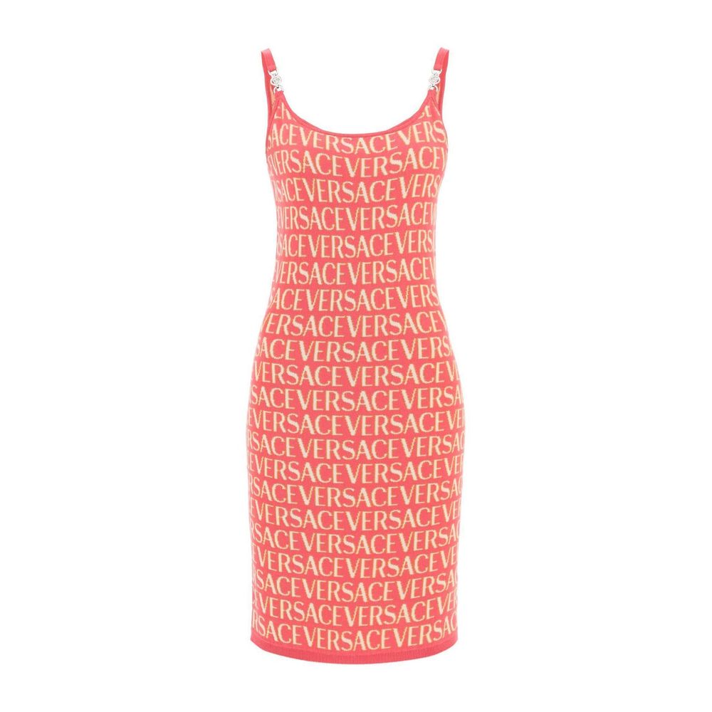 Robe femme en tricot avec méduse dorée