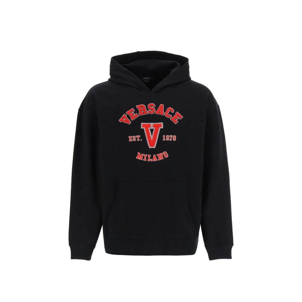 Sweat à capuche Varsity homme noir