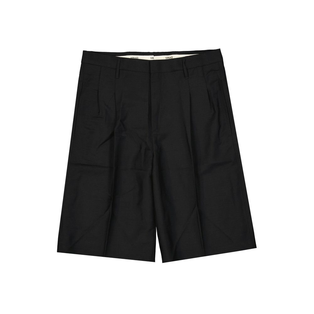 Shorts en laine Mohair gris