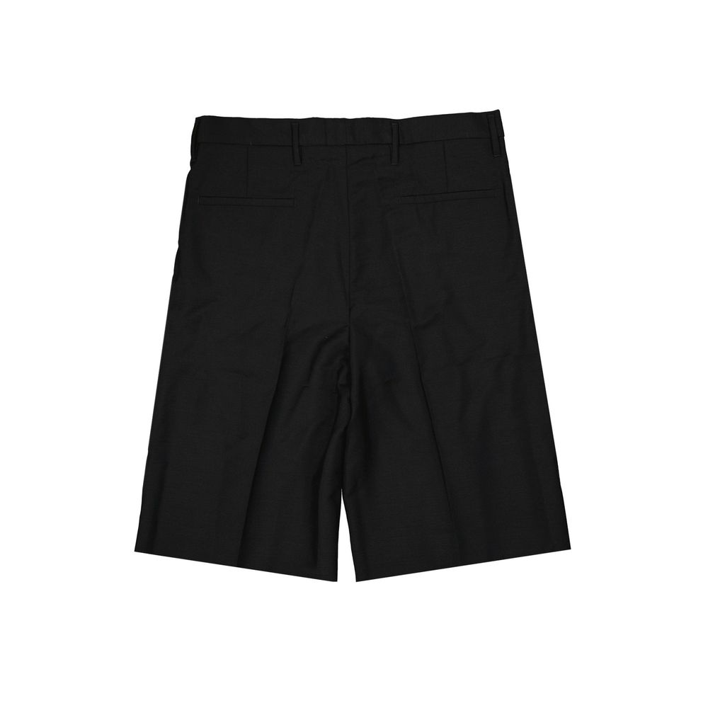 Shorts en laine Mohair gris