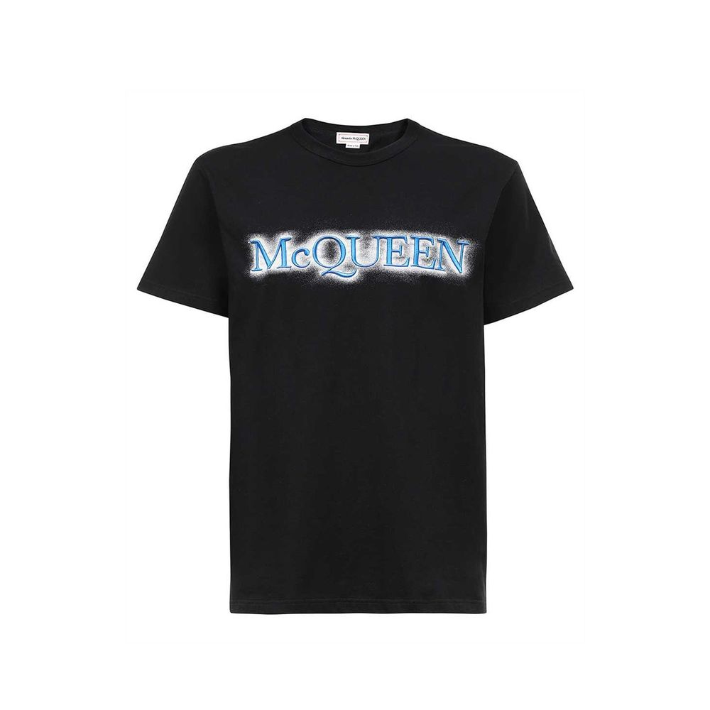 T-Shirt Alexander McQueen Logo noir