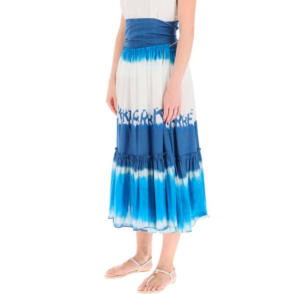 Jupe Alberta Ferretti tie dye multicolore