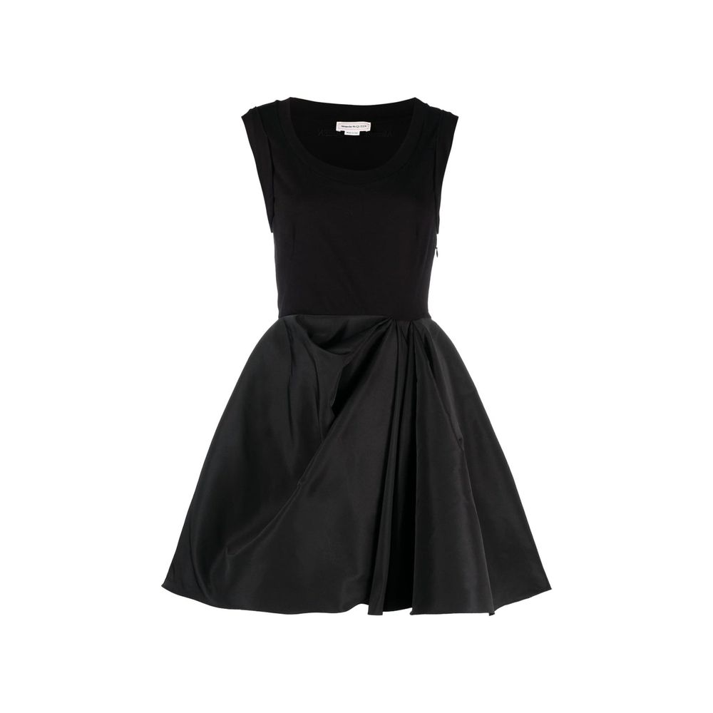 Robe Alexander McQueen froncée noire