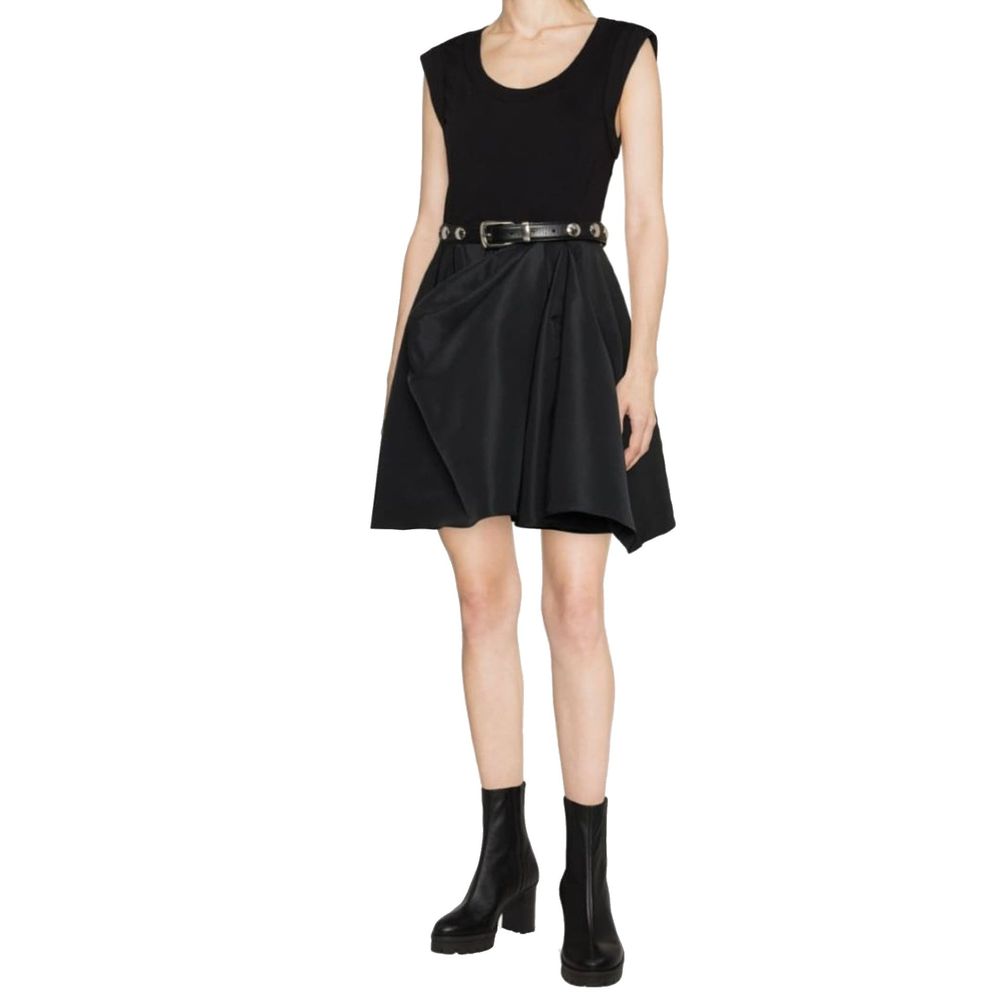 Robe Alexander McQueen froncée noire