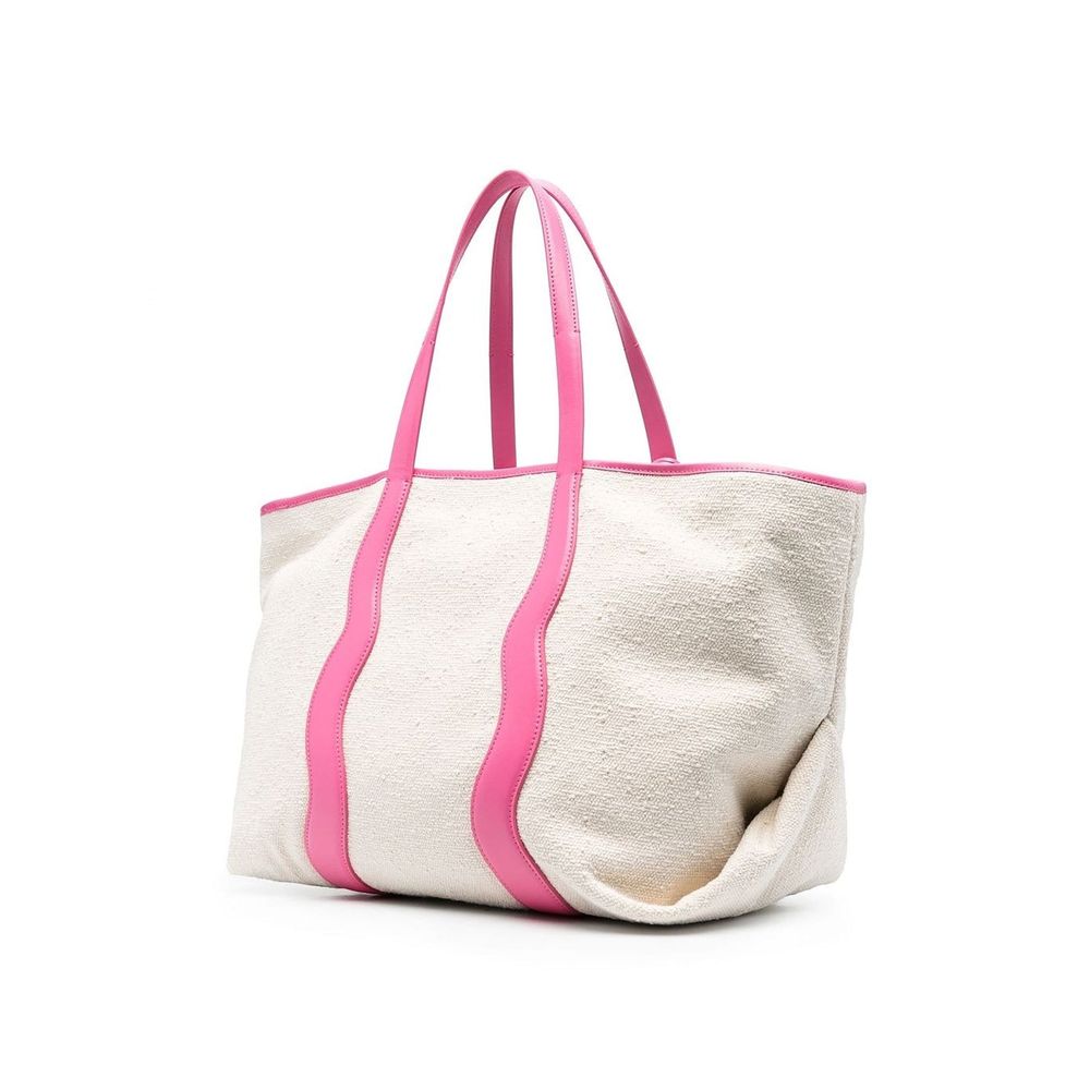 Tote bag Palm Angels logo beige