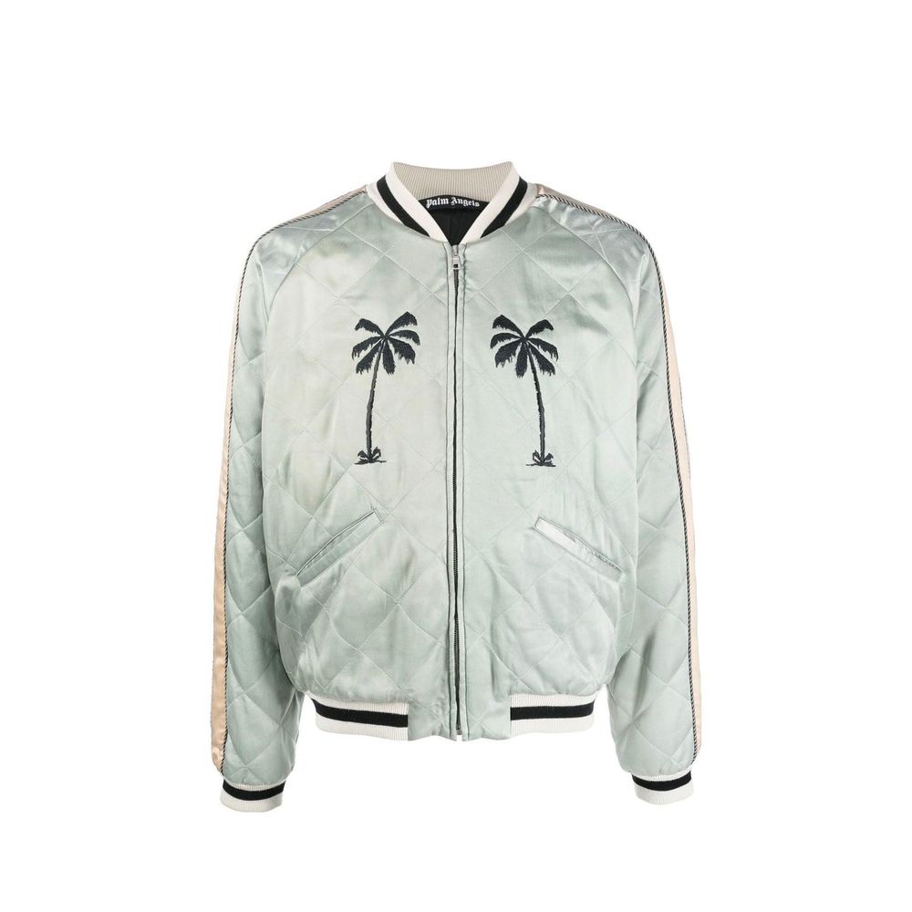Veste logo quiltée Made in Italy noire