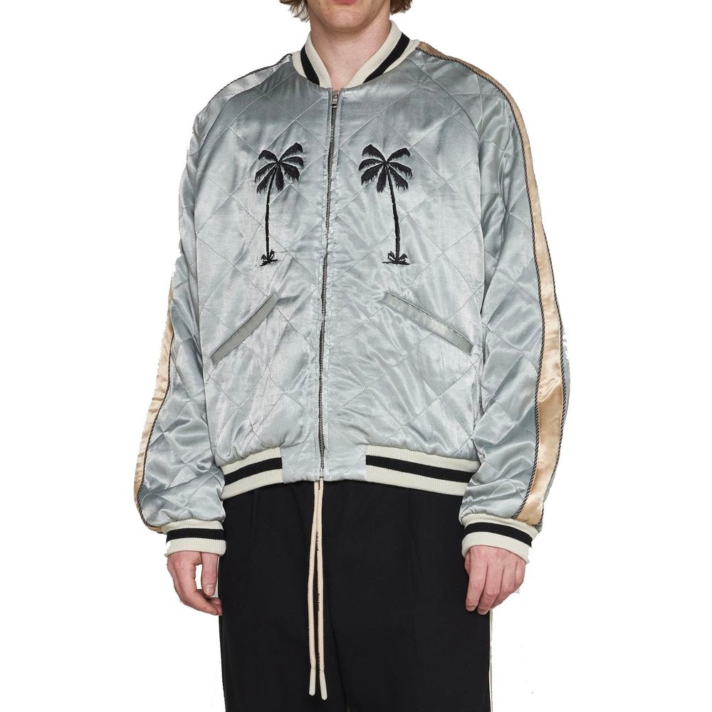 Veste logo quiltée Made in Italy noire