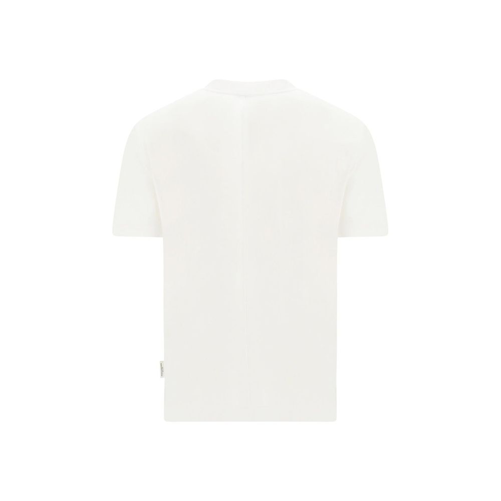 T-shirt marque inconnue monochrome blanc