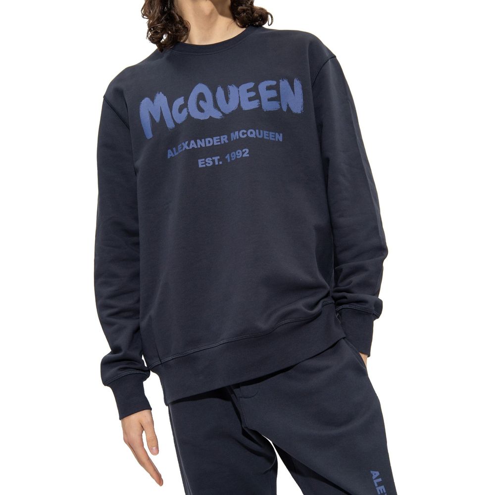 Sweat-shirt Alexander McQueen Logo noir