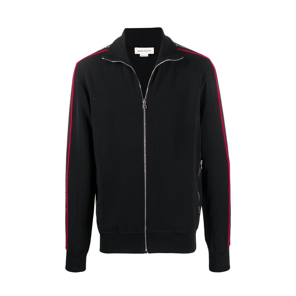 Sweat zippé Alexander McQueen noir
