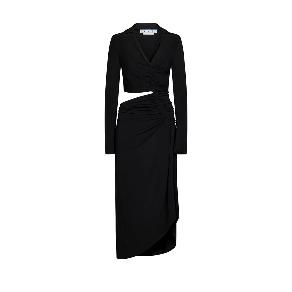 Robe midi Marque Nom du modèle noir