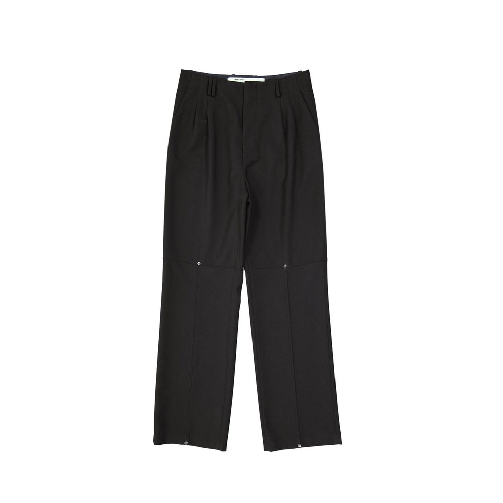 Pantalons en coton 100% noirs