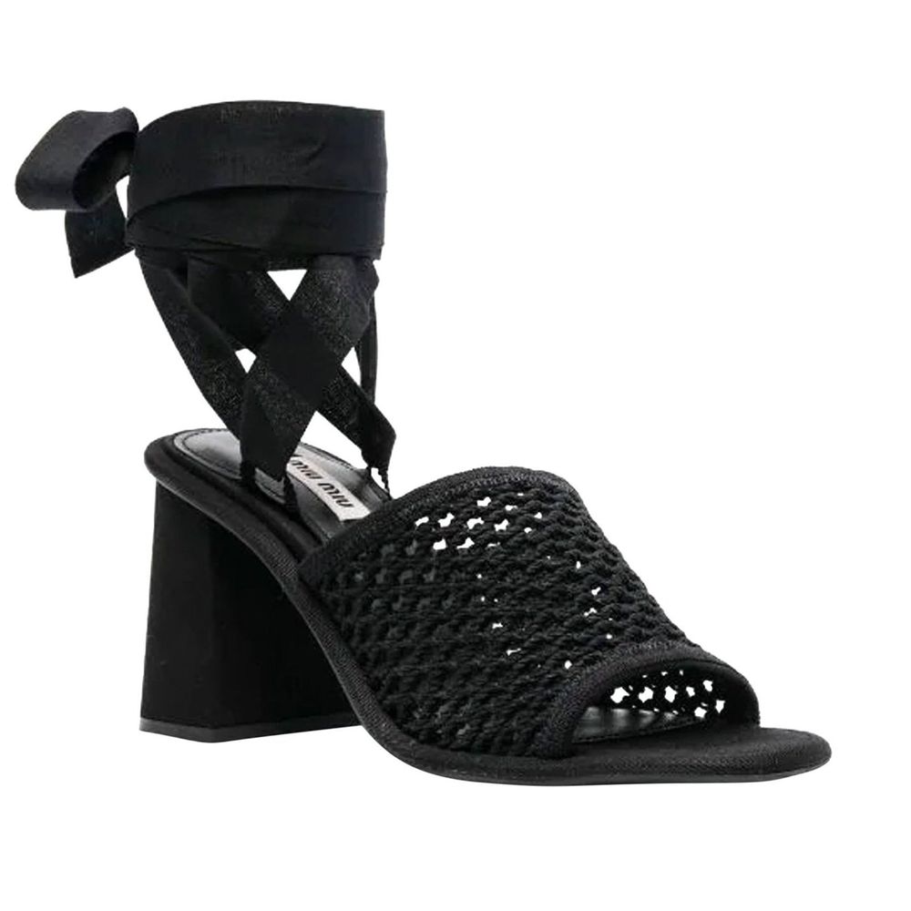 Sandales macramé italiennes crème
