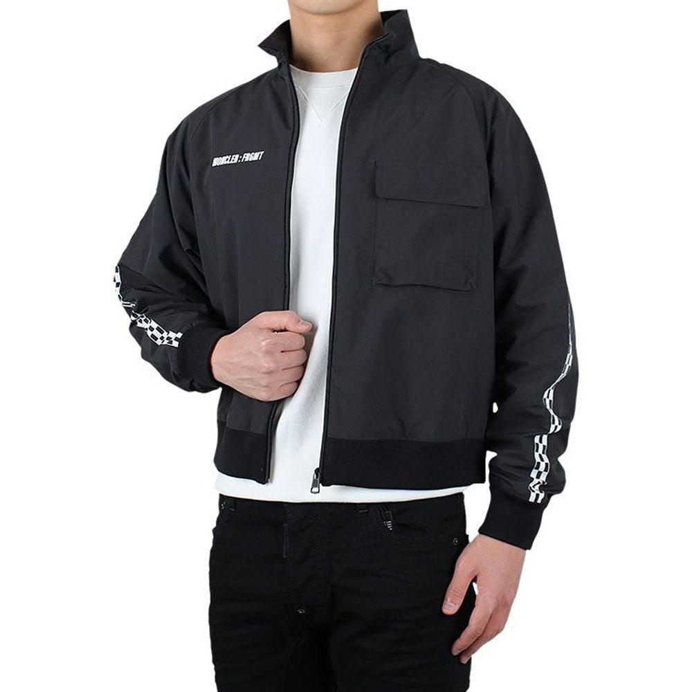 Veste Logo italienne hommes noire
