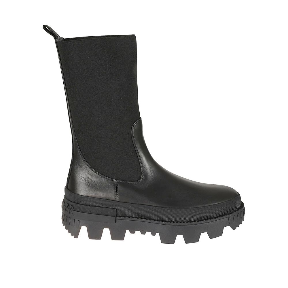 Bottines en cuir noires
