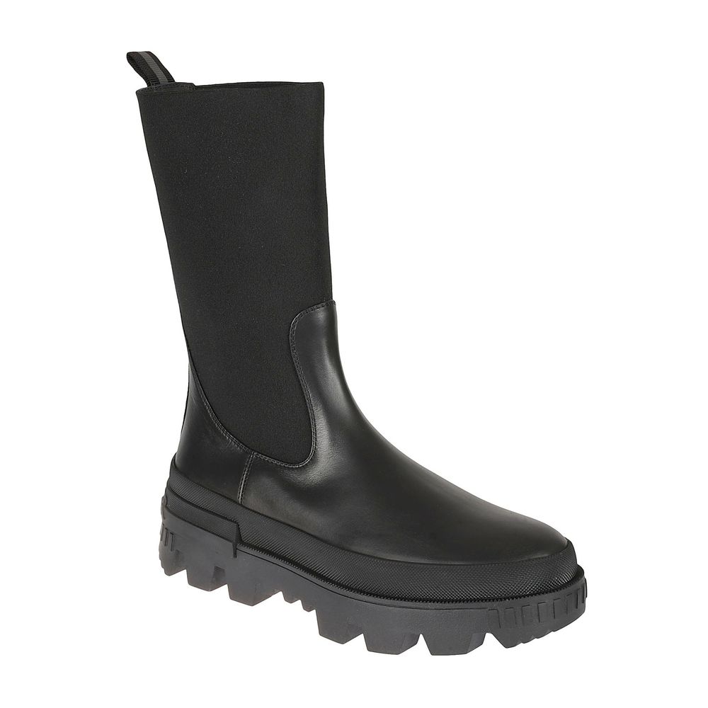 Bottines en cuir noires