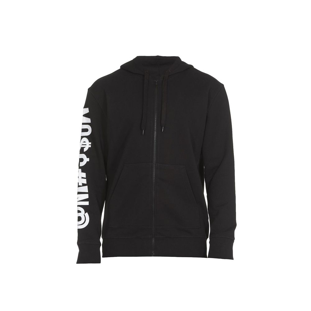 Sweatshirt zip-up brodé homme gris